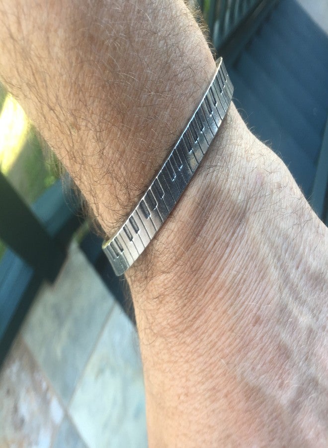 Quotable Cuffs Piano Cuff Inspirational Jewelry Bracelet - Great Piano Gift for Music Teachers, Musicians, and Music Students By Whitney Howard Designs - Image 2