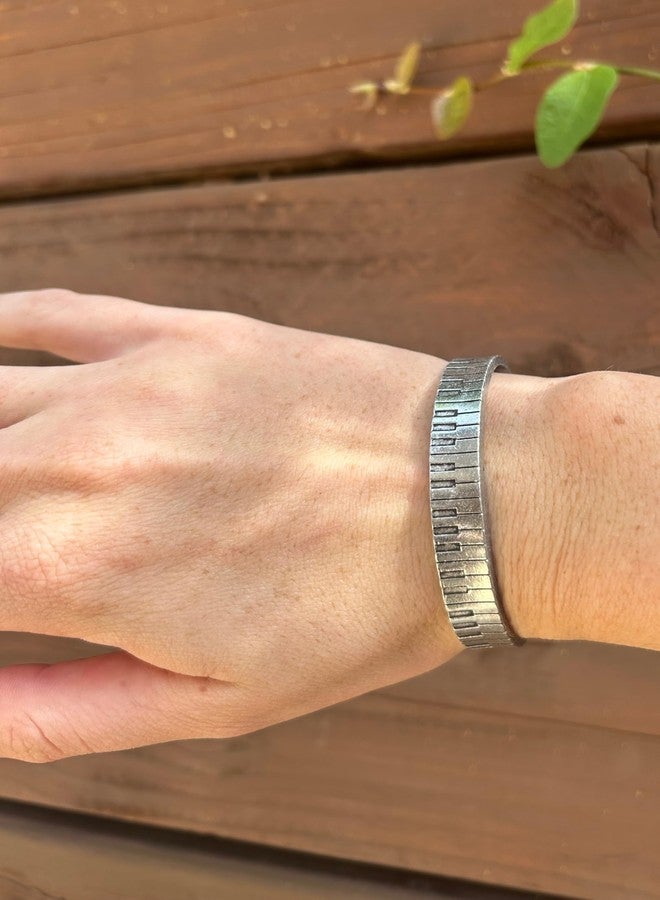 Quotable Cuffs Piano Cuff Inspirational Jewelry Bracelet - Great Piano Gift for Music Teachers, Musicians, and Music Students By Whitney Howard Designs - Image 4