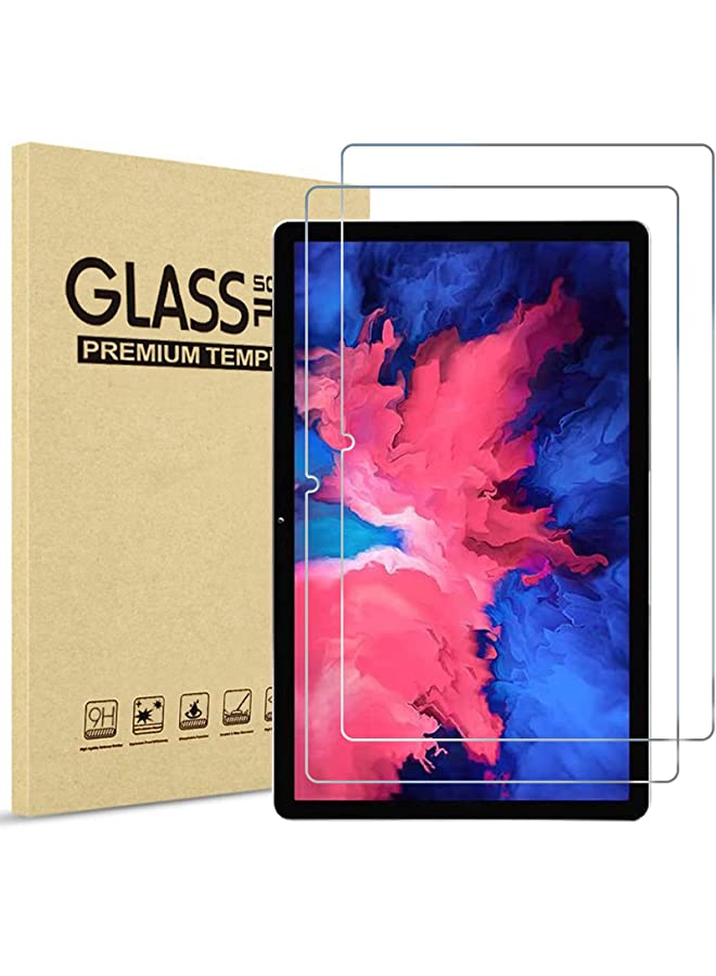 Procases [2 Pack] ProCase Screen Protector for Lenovo Tab P11 Plus 2021 (TB-J616F TB-J616X) & Tab P11 11 inch 2020 (TB-J606F TB-J606X), Tempered Glass Screen Film Guard for Tab P11 Plus & Tab P11 11” Tablet - Image 1