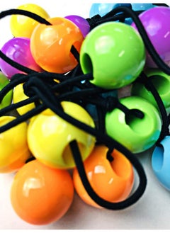 TARA Tara Girls Twinbead Bubble Ball Ponytail Elastics 10 Pieces Selection (BT35)  - Image 2