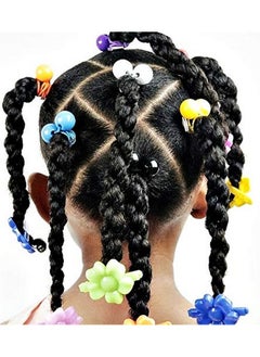 TARA Tara Girls Twinbead Bubble Ball Ponytail Elastics 10 Pieces Selection (BT35)  - Image 4