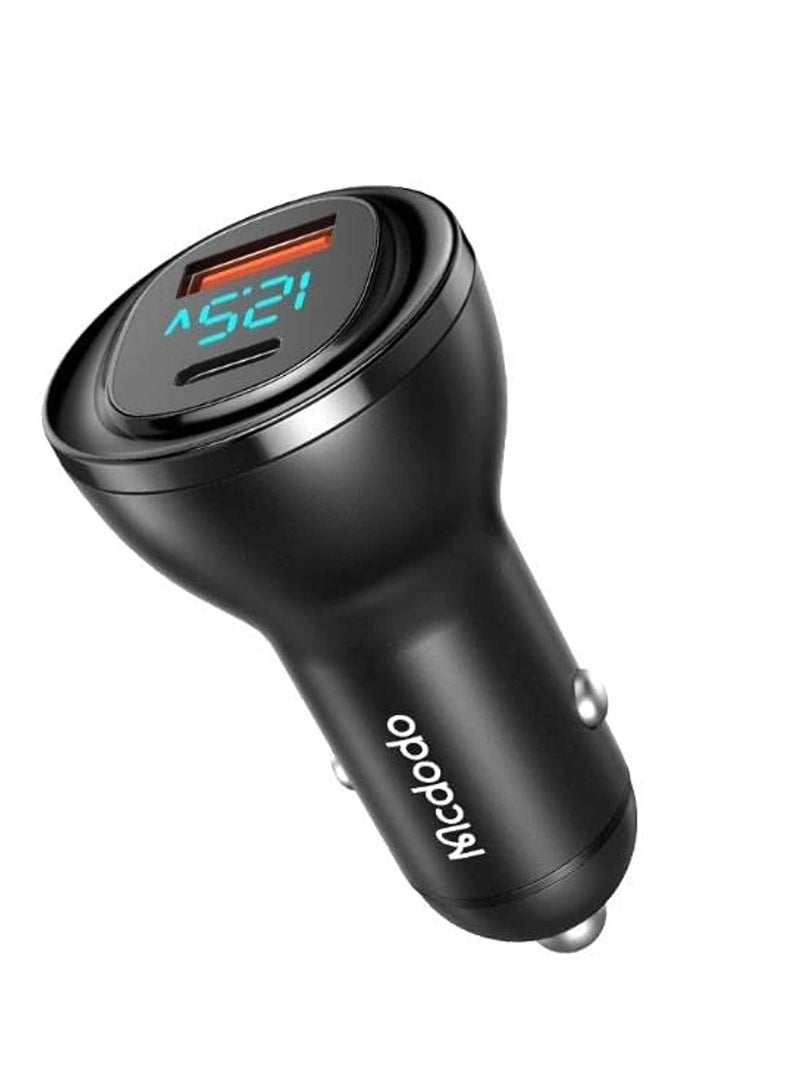 مكدودو شاحن سيارة سريع PD بشاشة رقمية 95 وات من ماكدودو CC-5670 - Image 2