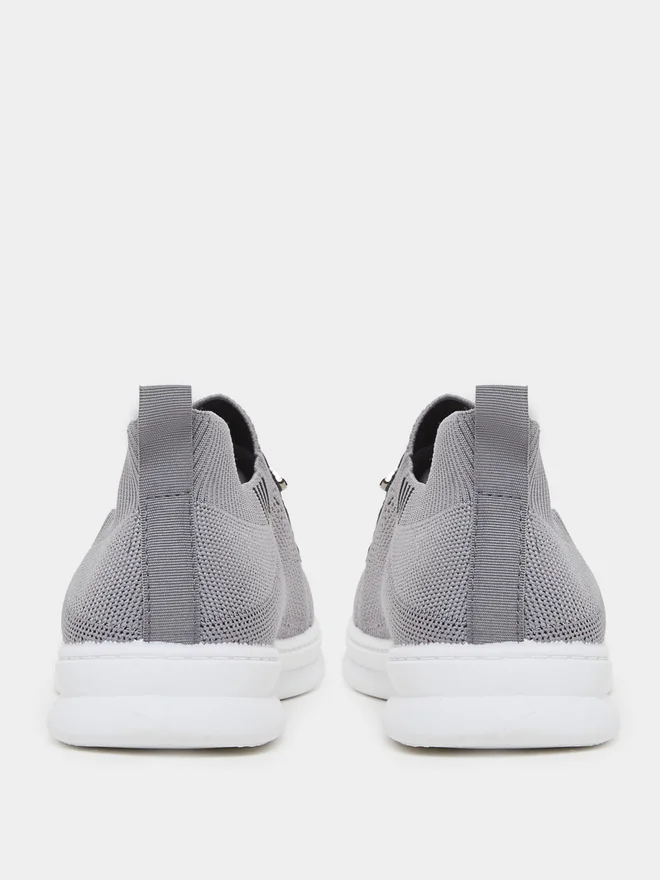 Styli  Lightweight Breathable Knit Lace-Up Sneakers for Men | Best Price UAE