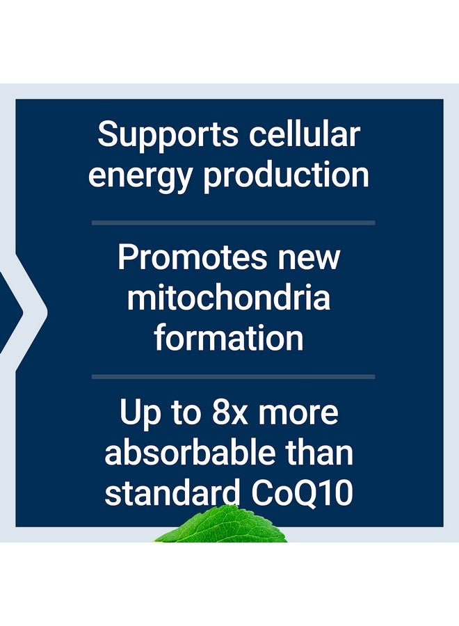 لايف إكستنشن Life Extension Super Ubiquinol CoQ10 مع PQQ، CoQ10، PQQ، شيلاجيت، صحة القلب، دعم الطاقة الخلوية، امتصاص أفضل 8 مرات، خالٍ من الجلوتين، 100 مجم، 30 كبسولة هلامية - Image 3