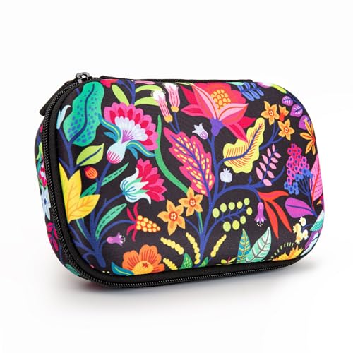 ZIPIT Flowers Pencil Case for Girls, Cute Pencil Box for School, Large Capacity Stationery Organizer Box - Image 1