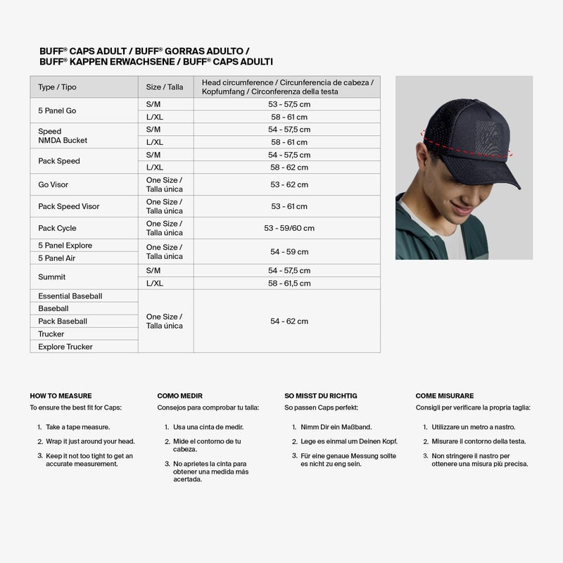 Buff Unisex Ikut Trek Cap - Lightweight Baseball Cap with UPF 50+ Protection - Image 4