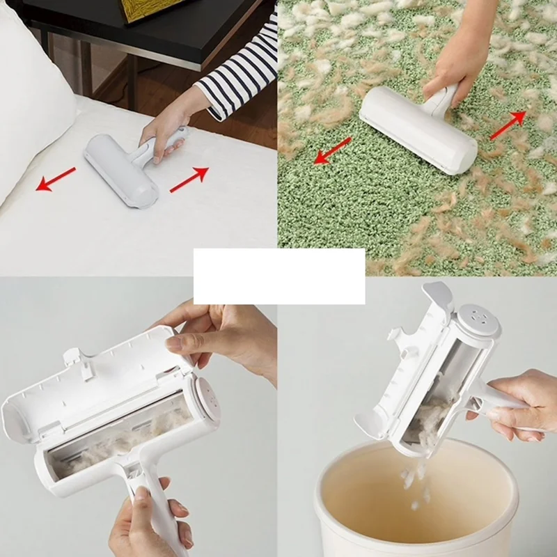 Rennway Clothes Hair Collecting Roller with Reservoir - Comb Gift