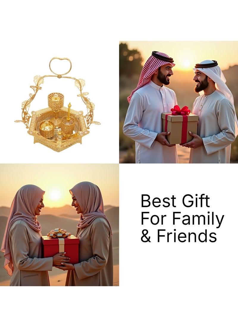 بخور بوسيدين مجموعة مبخرة البخور العربية الفاخرة لديكور المنزل والعطر  - Image 4