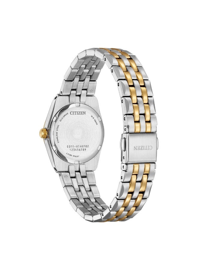 سيتيزن Eco-Drive Women’s Watch EW2297-55X, 27 mm Green Dial, Stainless Steel Case & Bracelet, 100 m WR - Image 3