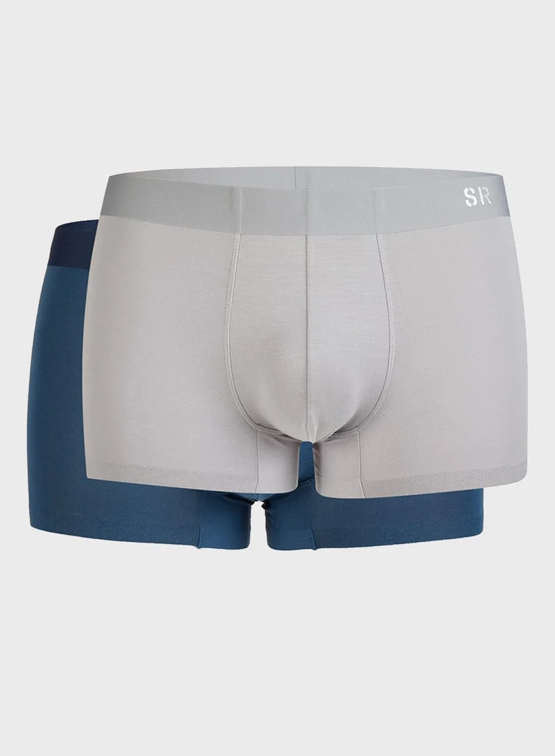 SEMIR 2 Pack Assorted Trunks