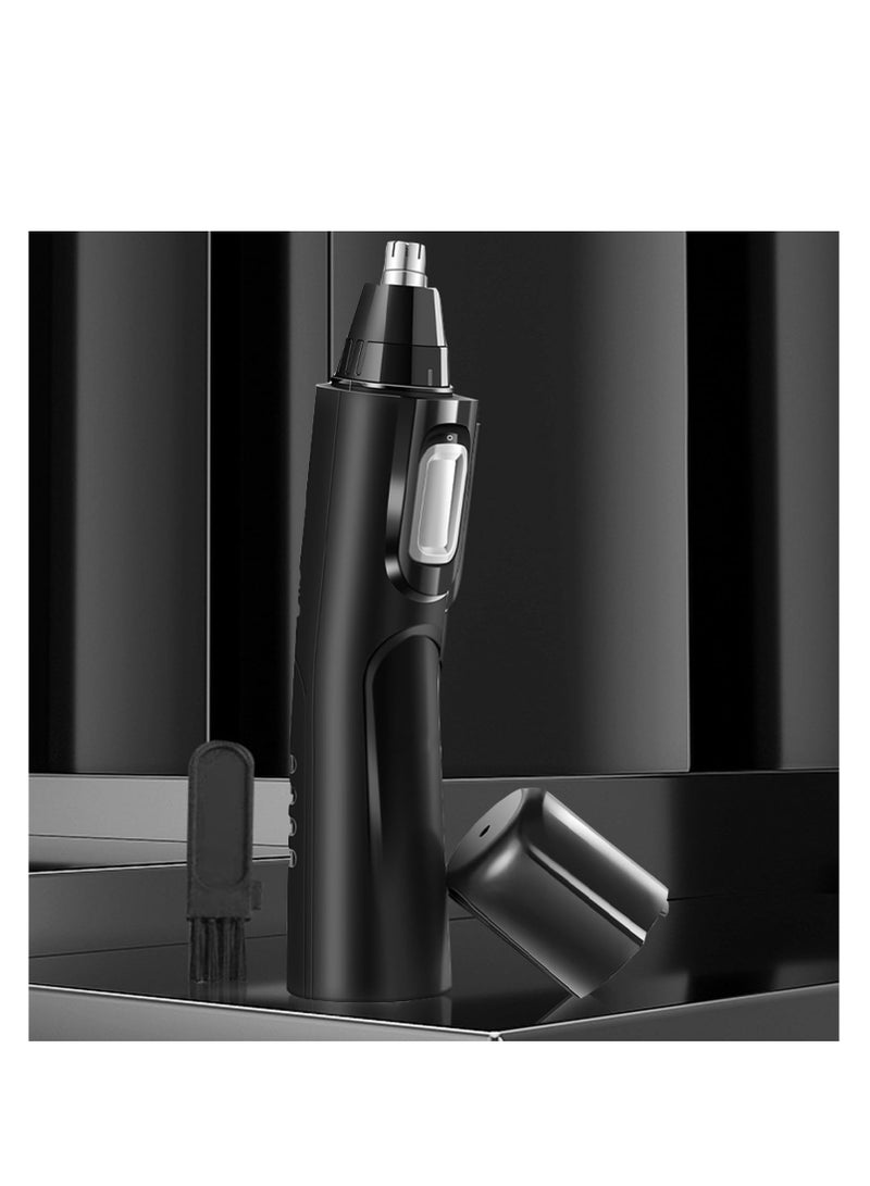 SYOSI Electric Ear and Nose Hair Trimmer Clipper, Professional Painless Eyebrow  Facial Hair Trimmer for Men/Women, Battery Operated Trimmer with Waterproof, Dual Edge Blades for Easy Cleansing - Image 1