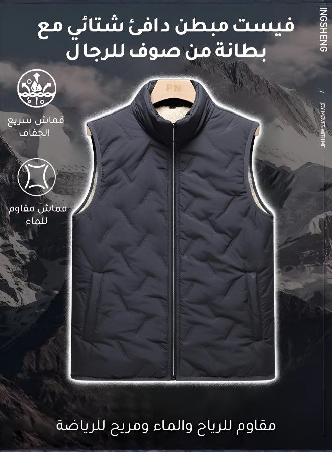 Men's Warm Padded Winter Vest - Image 3
