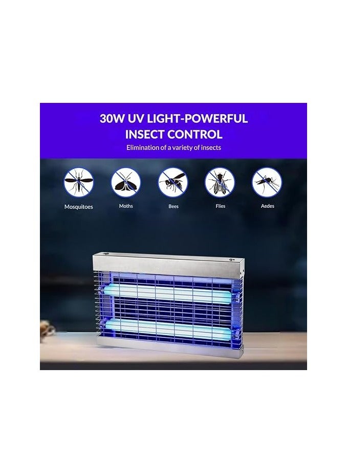 ال سي قاتل حشرات كهربائي، مصيدة ذباب 30 واط، مصيدة ذباب تعمل بالقابس، مصائد ذباب الفاكهة لمنزل داخلي أكثر أمانًا - قاتل حشرات داخلي يعمل بالقابس - بعوض، ذباب الفاكهة، مصيدة بعوض، مصيدة براغيث، حشرات - بدون رائحة DLC-32330 - Image 3