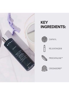 monat Black Shampoo + Conditioner – A 2-in-1 Formula for Optimal Hair Care in One Step – Cleanses, Conditions, and Promotes Stronger, Healthier-Looking Hair – For All Hair Types – 237ml (8.0 fl oz)  - Image 5