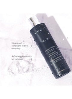 monat Black Shampoo + Conditioner – A 2-in-1 Formula for Optimal Hair Care in One Step – Cleanses, Conditions, and Promotes Stronger, Healthier-Looking Hair – For All Hair Types – 237ml (8.0 fl oz)  - Image 4
