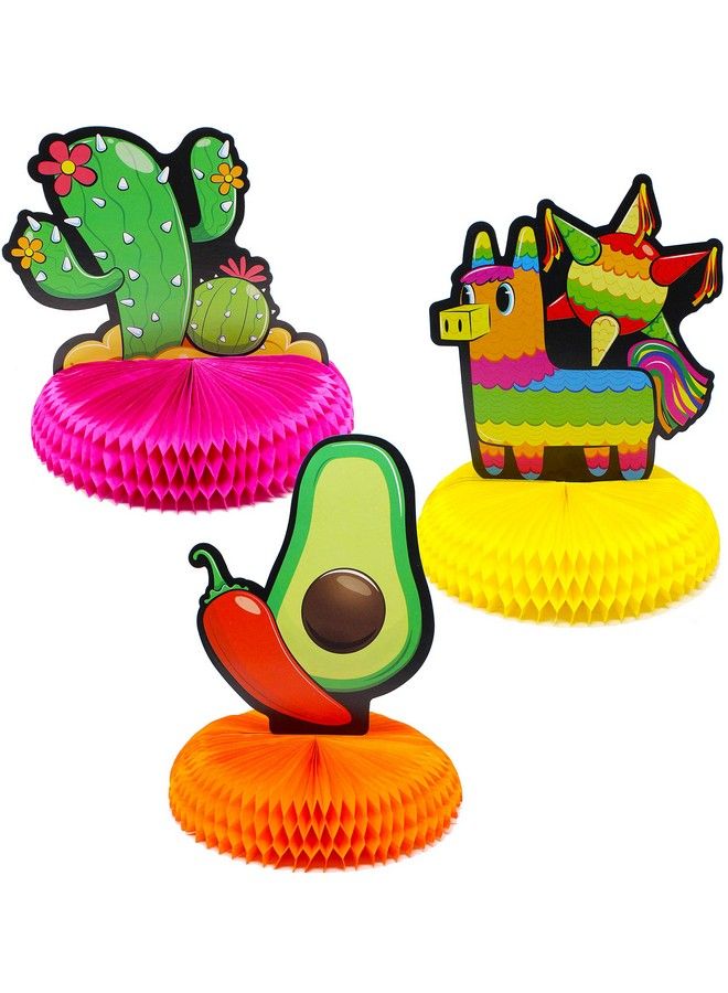 JOYIN 6 Pcs Cinco De Mayo Fiesta Honeycomb Table Centerpiece 8.5” Party Decoration For Fun Fiesta Taco Party Supplies, Luau Event Photo Props, Mexican Theme For Carnivals Festivals, Dia De Muertos - Image 4