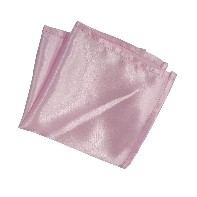 Satin Solid Pocket Square for Men [11 x 11 inches ]
