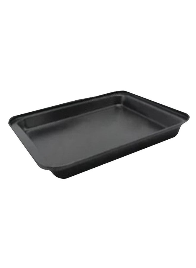 CAKE DECOR Carbon Steel Non-Stick Baking Tray, 37.5 x 25.5 x 2.5 cm, Durable Bakeware for Roasting, Baking, and Cooking - Image 1