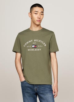 TOMMY HILFIGER Logo Short Sleeve Crew Neck T-Shirt  - Image 1