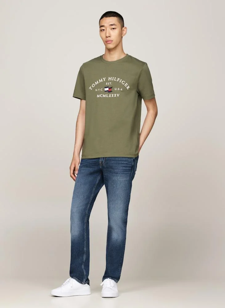 TOMMY HILFIGER Logo Short Sleeve Crew Neck T-Shirt
