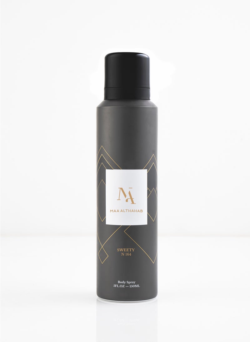 Maa Althahab Sweety N164 body spray 150 ML Inspired by Olympea for Women