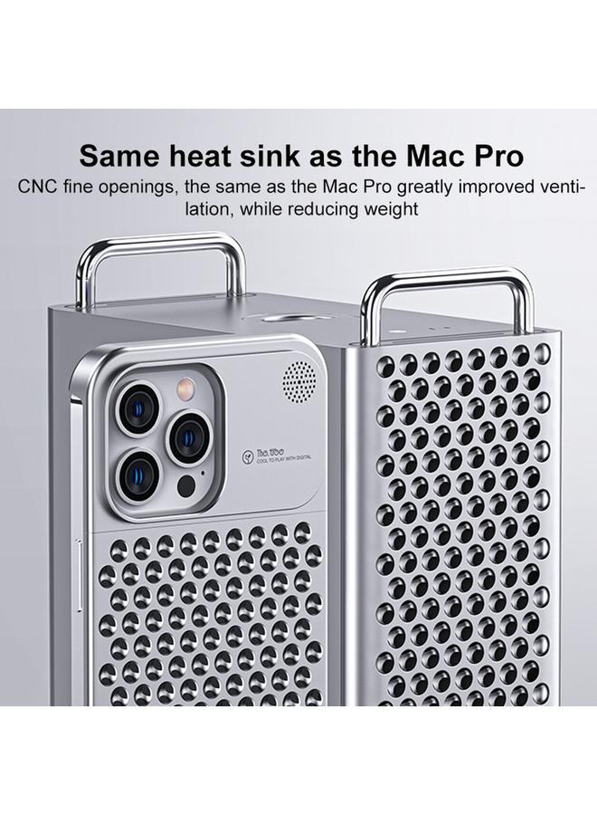 S-TOP Case For iPhone 15 Pro Max Aromatherapy Aluminum Alloy Cooling Phone Case - Image 5