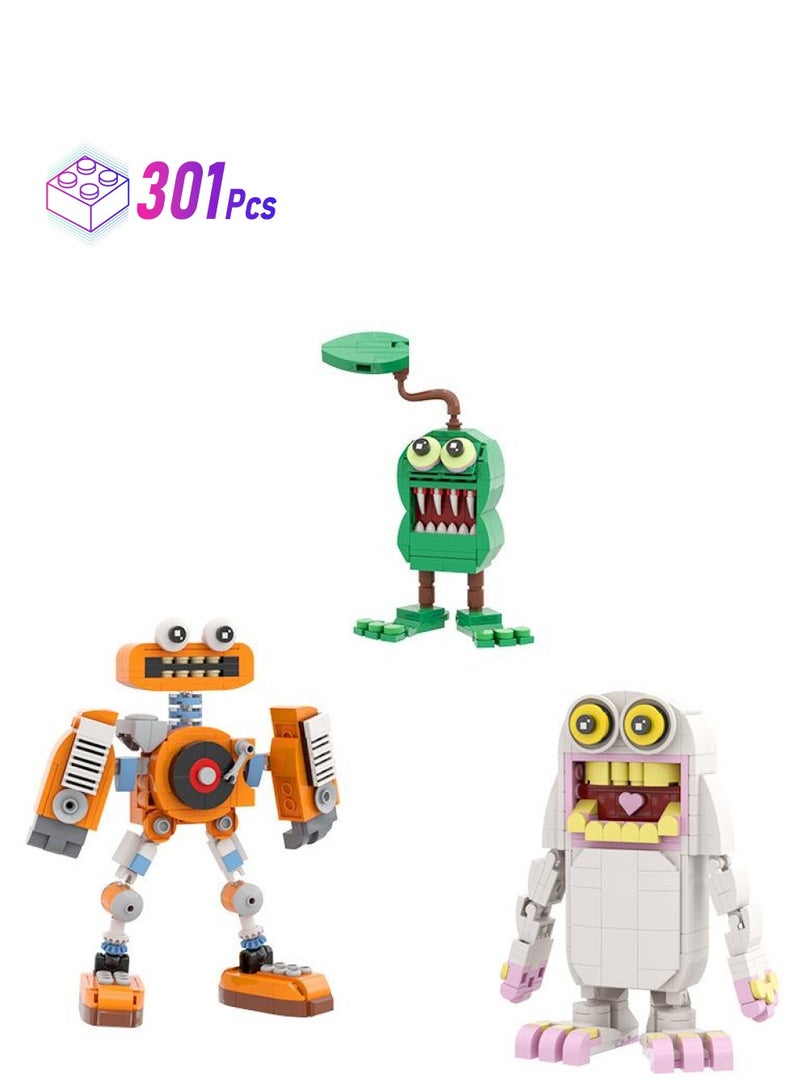 Loquat 301 Pcs My Singing Monster Game Toys Building Block Gift For My Singing Monster Game Fans Girls And Boys - Image 1