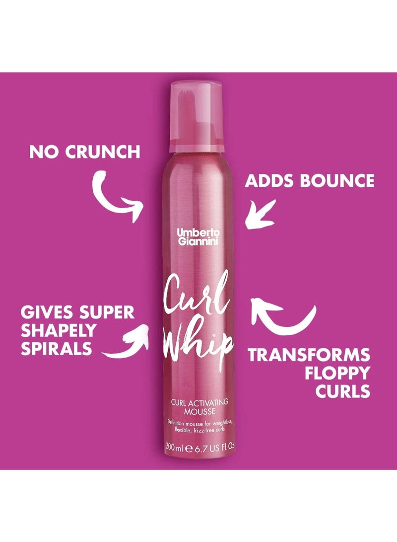 Umberto Giannini رغوة تنشيط التجاعيد الخفيفة للحجم والثبات - تحدد التجاعيد، تضيف الارتداد وتوفر تحكمًا طوال اليوم في التجاعيد (200 مل) - Image 3