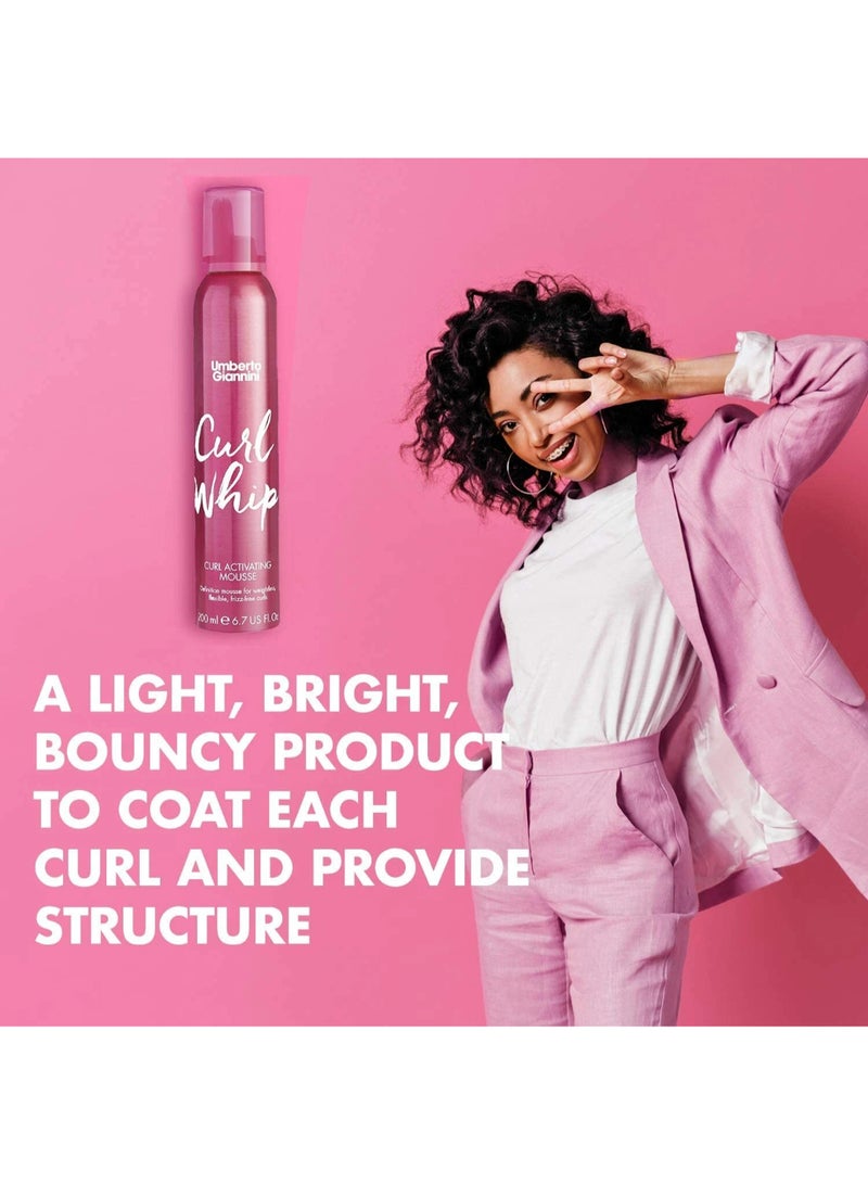 Umberto Giannini رغوة تنشيط التجاعيد الخفيفة للحجم والثبات - تحدد التجاعيد، تضيف الارتداد وتوفر تحكمًا طوال اليوم في التجاعيد (200 مل) - Image 5