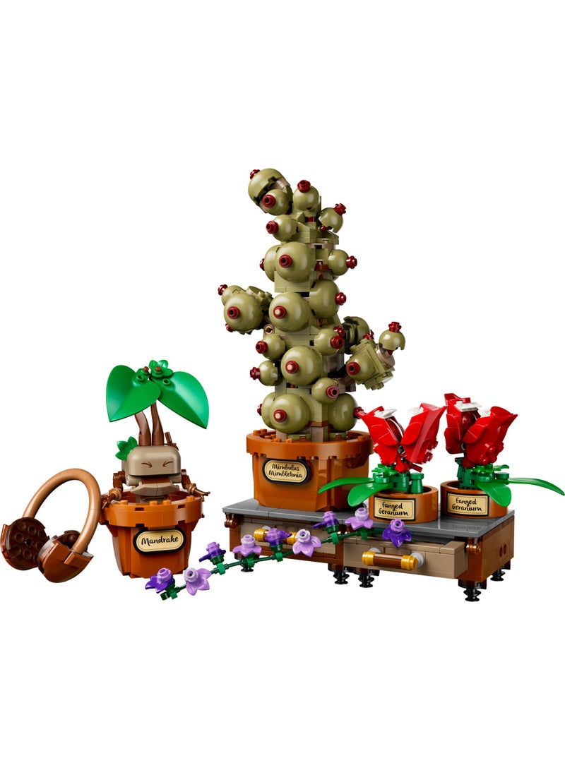 LEGO Harry Potter Hogwarts Herbology Plants Model Kit 76474 (Age 12+, 817 Pieces) - Image 2