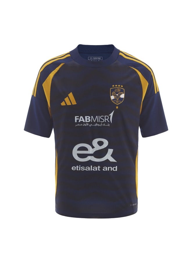 Adidas Adidas Al Ahly Away Jersey Youth Blue Football Jerseys For Kids Unisex 128  - Image 1