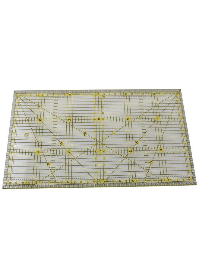 LQ Industrial مسطرة ترقيع صناعية من LQ، مقاس 30×15 سم/5.9×11.8 بوصة، مسطرة خياطة وقطع قماش متعددة الأغراض - Image 5