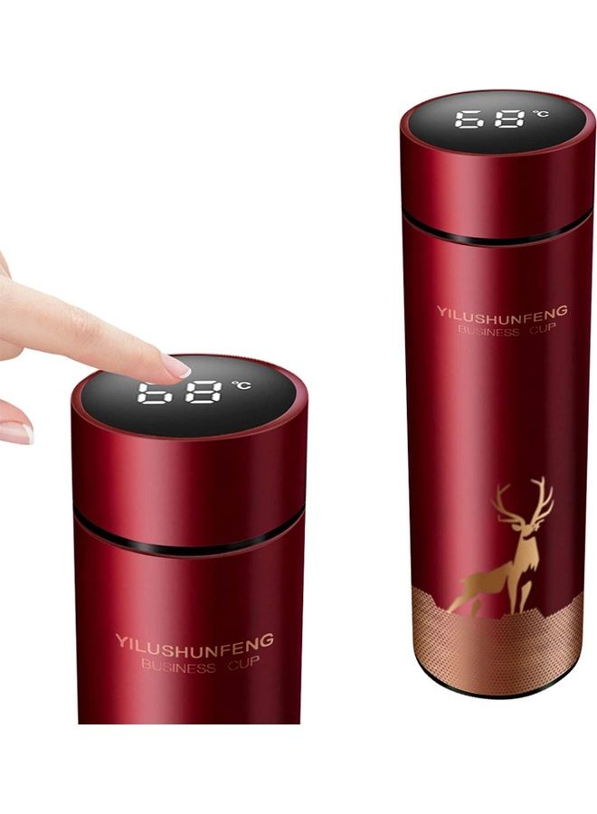 NIBEMINENT Stainless Steel LED Smart Temperature Display Vacuum Thermo Bottle Multicolour 500ml - Image 1