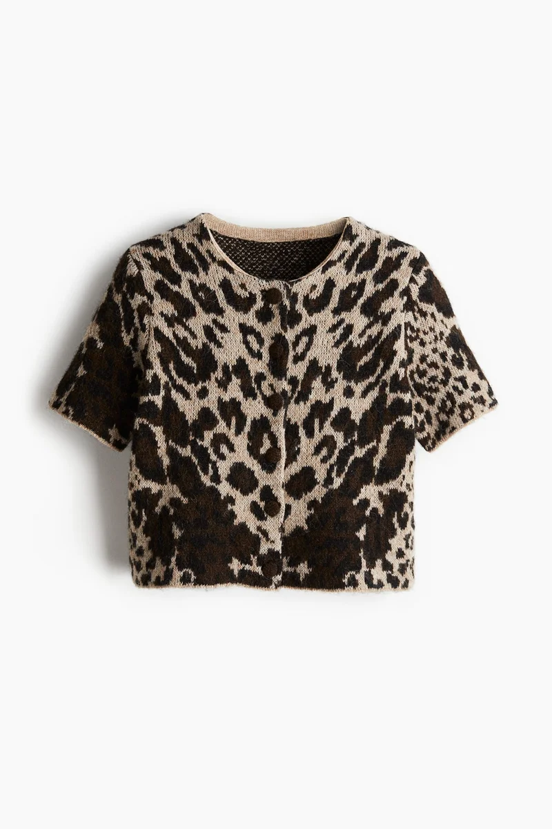 H&M Jacquard-Knit Cardigan