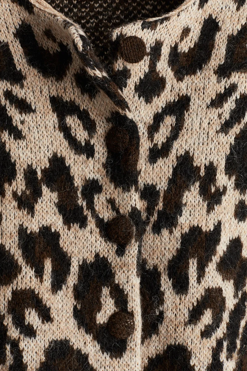 H&M Jacquard-Knit Cardigan