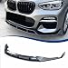 XPHAZZ Carbon Fiber Pattern Front Lip Compatible with BMW 20182021 X3 G01 20192021 X4 G02 MSport Model ABS Bumper Air Splitter - Image 2