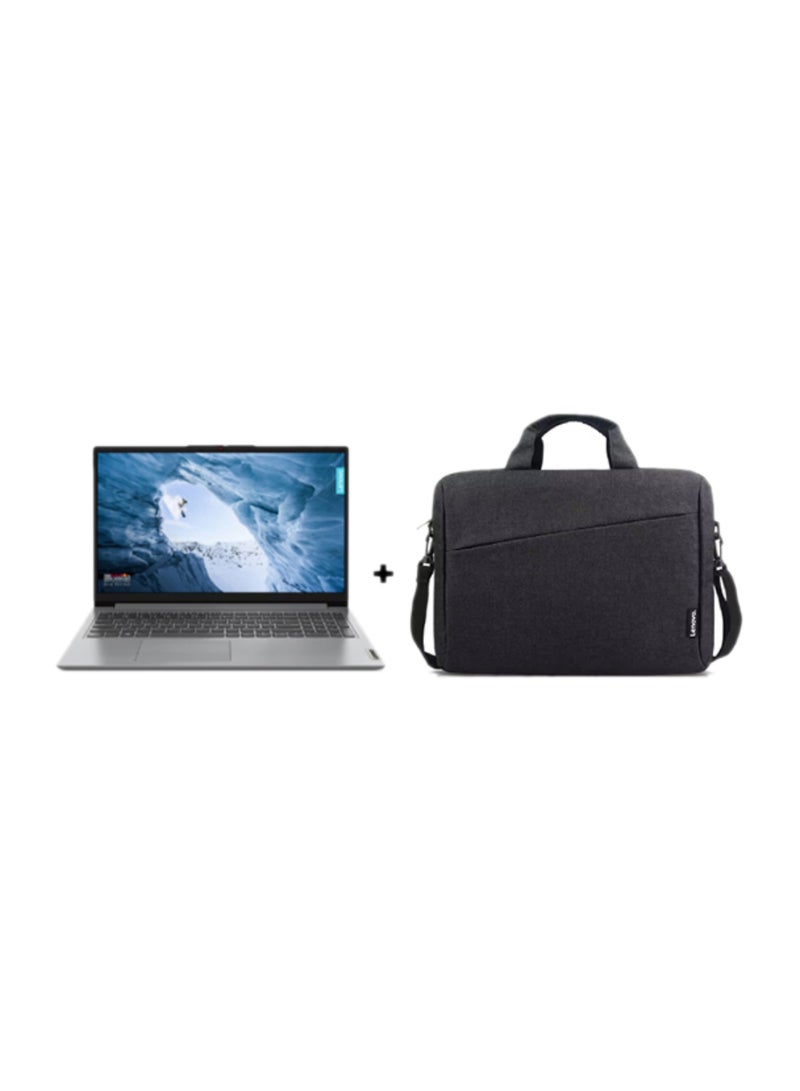 لينوفو لابتوب IdeaPad S100 15IGL7 بشاشة 15.6 بوصة HD (1366x768) ومعالج Intel Celeron N4500/ 8GB RAM DDR4/256GB SSD/رسومات Intel UHD/DOS (بدون ويندوز) - Image 1
