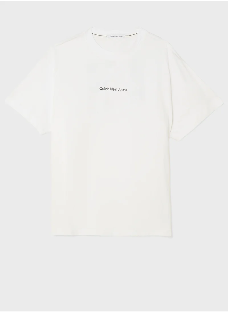 Calvin Klein Jeans PLUS GRID MONOGRAM TEE