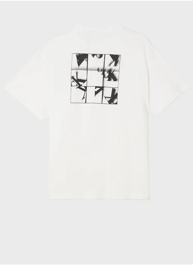 Calvin Klein Jeans PLUS GRID MONOGRAM TEE