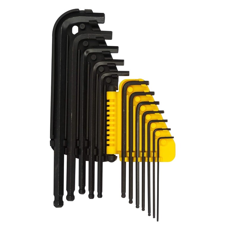 Stanley STANLEY 69257 12Piece Key Ring Imperial Allen Hex Key Set LARM  - Image 4