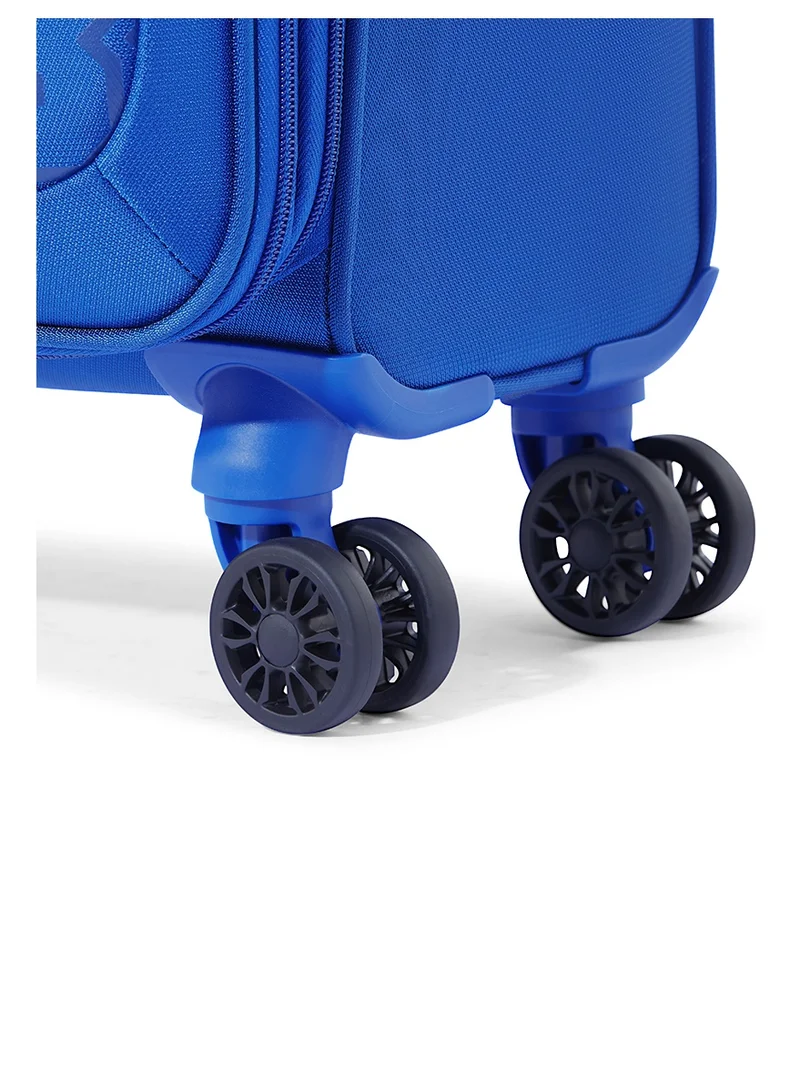 American Tourister  American Tourister Majoris + Suitcase, Set of 3, Cabin, Medium & Large (59 + 70 + 83 cm), 4 Spinner Wheels, Soft Top, 100% Polyester, Blue|Corner Guards|Multi Front Pocket|TSA Combination Lock|Expandable|Retractable Aluminum Handle - 3 Years Global Warranty  | Best Price UAE