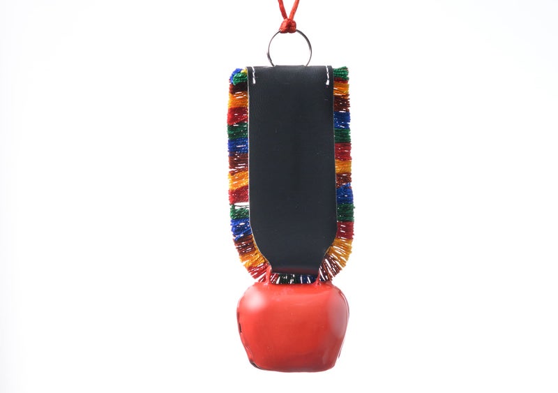 Tej Gifts Swiss Cow Bell – Metal Vastu Bell, DDLJ Style Hanging Bell Key Chain, Car & Door Hanging, Religious Wall Décor & Good Luck Gift (Size 4 = 6 cm x 3.5 cm x 15 cm) - Image 3