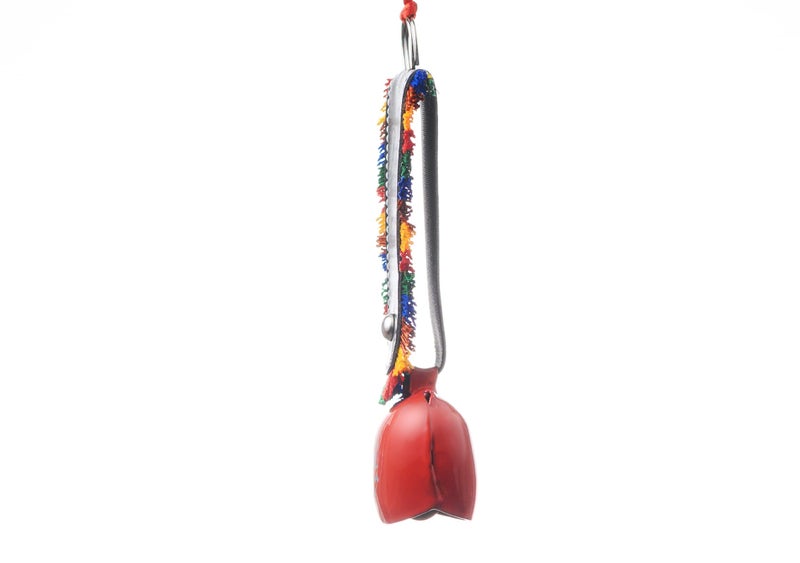 Tej Gifts Swiss Cow Bell – Metal Vastu Bell, DDLJ Style Hanging Bell Key Chain, Car & Door Hanging, Religious Wall Décor & Good Luck Gift (Size 4 = 6 cm x 3.5 cm x 15 cm) - Image 5