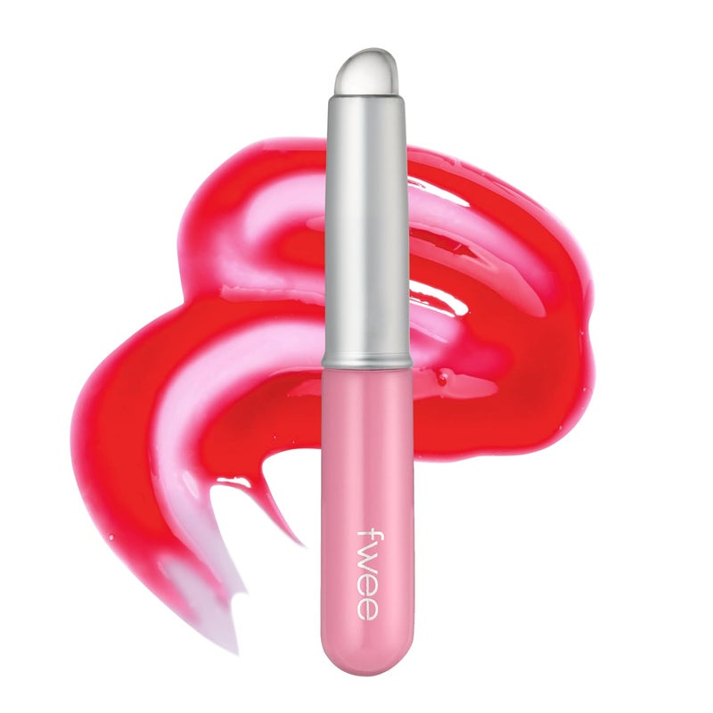 fwee Fingerlike Silicone Lip Brush Slim Multipurpose Makeup Blending Brush with Lid