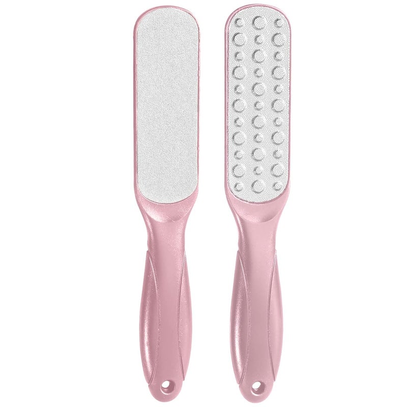 Foot File - Double Sided, Pedicure Foot Scrubber, Scraper Callus Remover, Foot Rasp For Cracked Heel & Foot Corn Removal, Dead Skin Exfoliator For Feet, (Light Pink) - Image 1