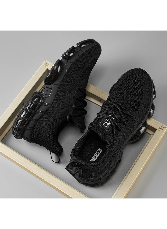 Men Sports Running Shoes Athletic Walk Breathable Comfortable Lightweight Casual Non-Slip Sneakers for Gym Workout Daily Wear - Image 4