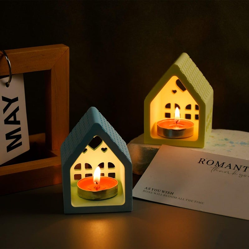 Home Candle Holder, Perfect for Table Decoration, Modern Style, Adds a Warm Touch to Any Room in the Home.Suitable for Living Rooms, Tables, Libraries for Natural Lighting and Calming Ambiance (1) - Image 2