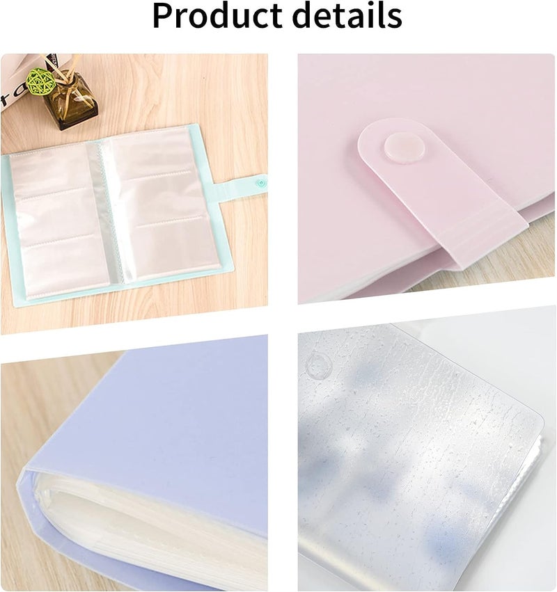 Babyfond Kpop Photocard Binder, 168 Pockets PVC Free Kpop Photocard Holder Book, Clear Photo Card Holder Album Portable Photocard Album Book Kpop Collect Book, Double Size Display - Image 4