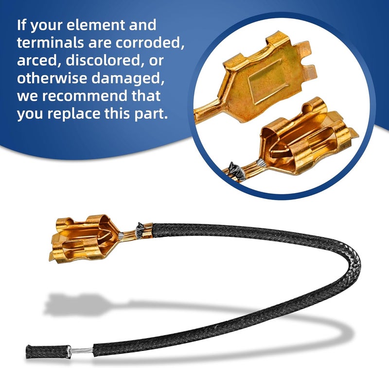 Romalon Upgraded 330031 Range Burner Receptacle kit by Replacement parts Fit for Whirl-pool May-tag Ken-more Range/Stove Replaces 814399,5303935058(4 Pack) - Image 4