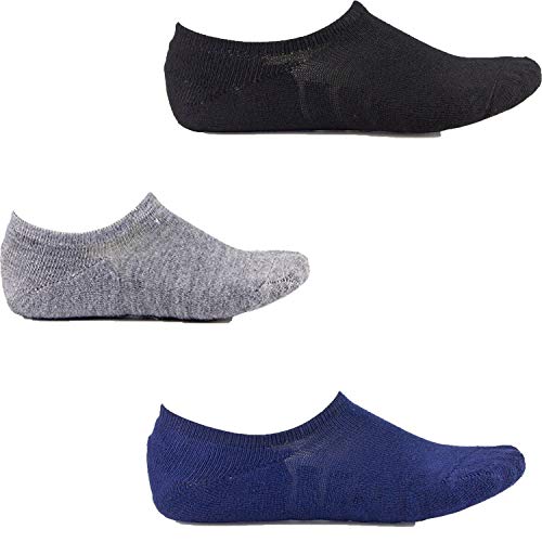TENDSY Men's Cotton No Show Socks, Anti Slip Silicon, Terry Loafer/Low Cut, Multi Colours, Pack of 10 Pairs, Free Size - Image 5